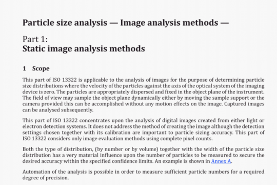 ISO 13322-1:2014 pdf free